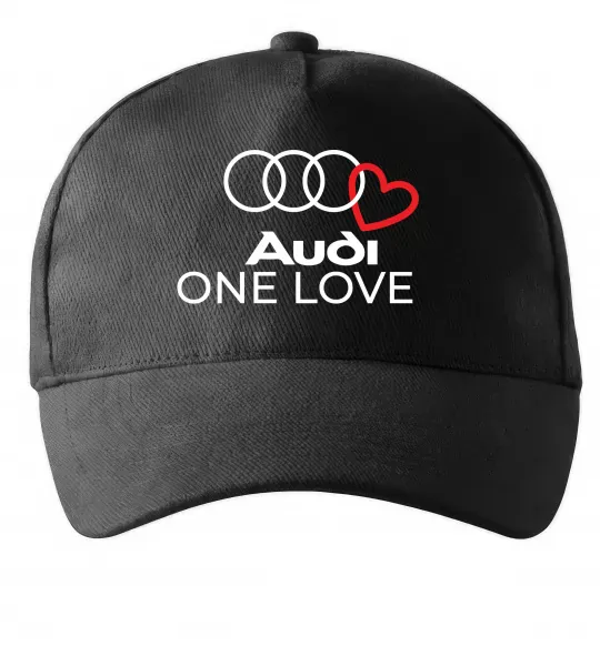 Кепка Audi One love Чорний фото