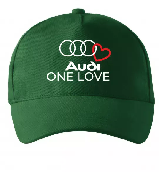Кепка Audi One love Темно-зелений фото