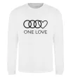 Свитшот Love Audi Белый фото