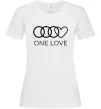 Женская футболка Love Audi Белый фото
