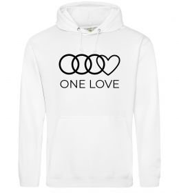 Мужская толстовка (худи) Love Audi