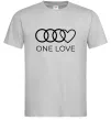 Чоловіча футболка Love Audi Сірий фото