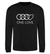 Свитшот Love Audi Черный фото
