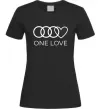 Женская футболка Love Audi Черный фото