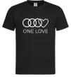 Чоловіча футболка Love Audi Чорний фото