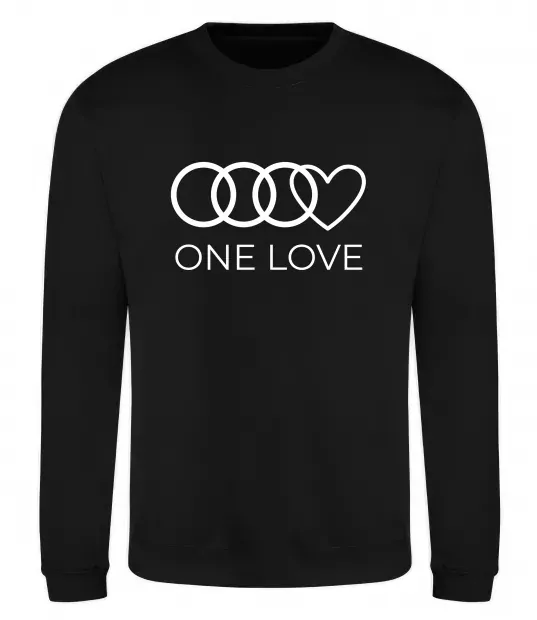 Світшот Love Audi Чорний фото