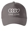 Кепка Love Audi Серый фото