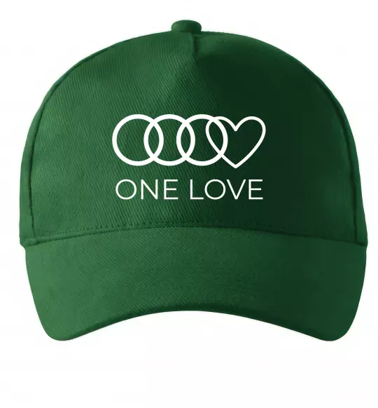 Кепка Love Audi Темно-зелений фото