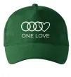 Кепка Love Audi Темно-зелений фото