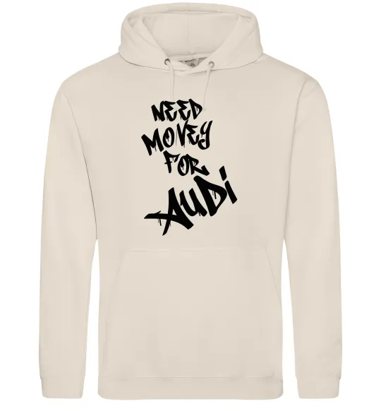 Женская толстовка (худи) Need money for Audi Таш фото