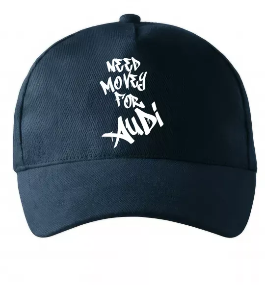Кепка Need money for Audi Темно-синий фото