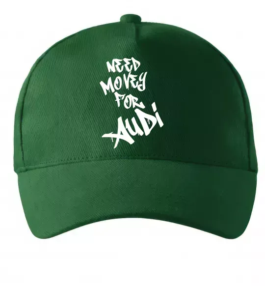 Кепка Need money for Audi Темно-зеленый фото