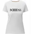 Жіноча преміум футболка Booooss Білий фото