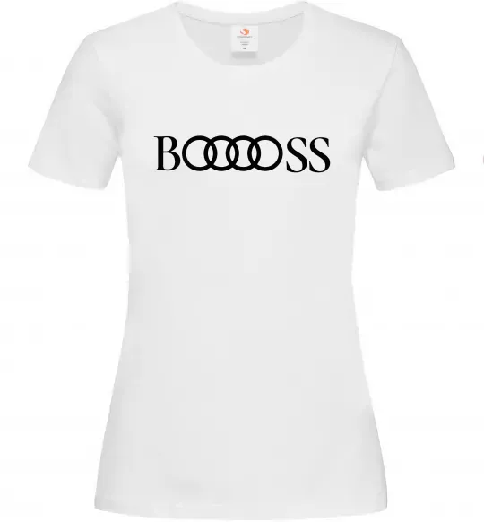Женская футболка Booooss Белый фото