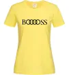 Женская футболка Booooss Лимонный фото