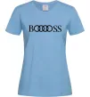 Женская футболка Booooss Голубой фото
