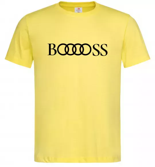 Мужская футболка Booooss Лимонный фото