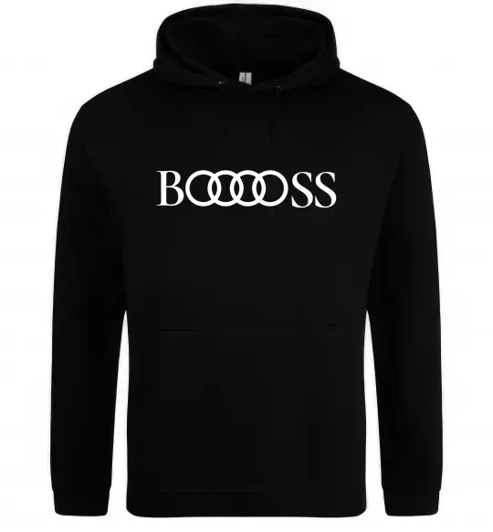Мужская толстовка (худи) Booooss Черный фото