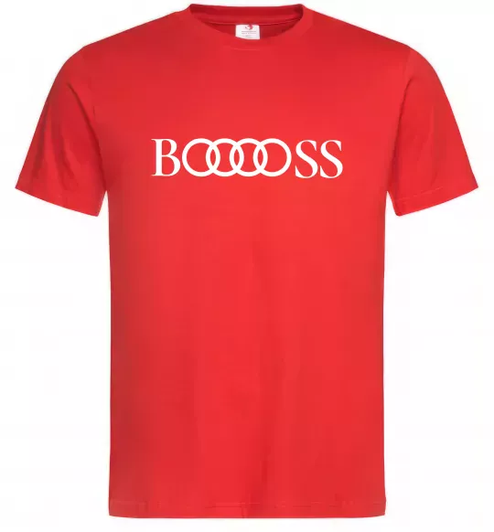 Мужская футболка Booooss Красный фото