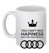 Чашка керамічна You can drive Audi Білий фото