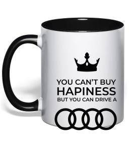 Чашка с цветной ручкой You can drive Audi