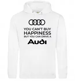 Жіноча толстовка (худі) I love audi Logo Сірий меланж фото
