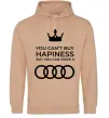 Женская толстовка (худи) You can drive Audi Песочный Женская толстовка (худи) You can drive Audi Песочный фото