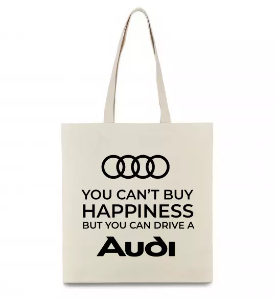 Еко-сумка You can drive Audi Бежевий фото