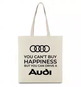 Еко-сумка You can drive Audi Бежевий фото
