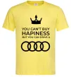 Чоловіча футболка You can drive Audi Лимонний фото