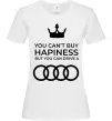 Женская футболка You can drive Audi Белый фото