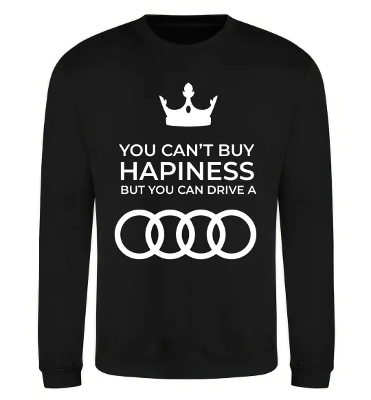 Світшот You can drive Audi Чорний фото