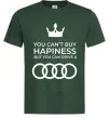 Чоловіча футболка You can drive Audi Темно-зелений фото