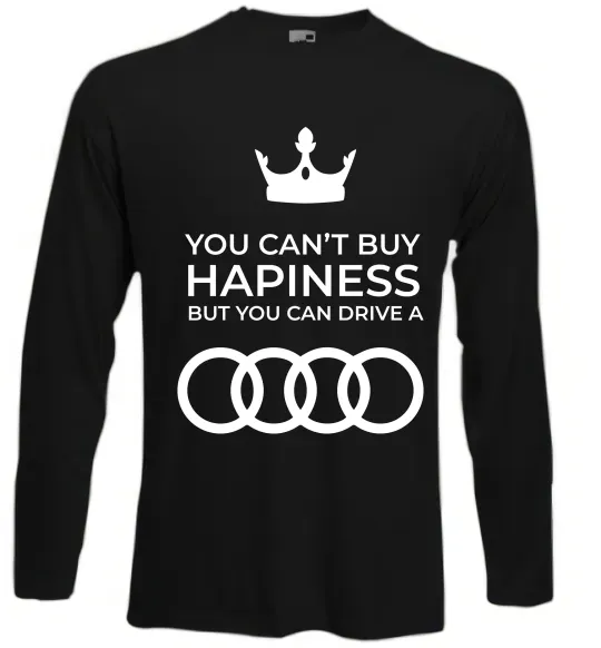 Лонгслив You can drive Audi Черный фото