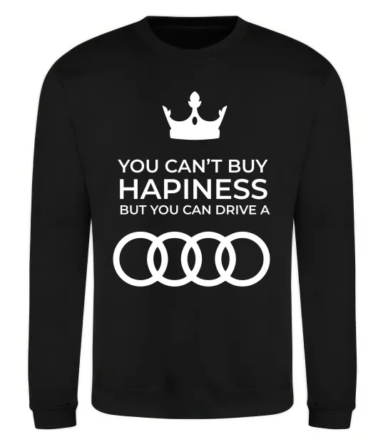 Світшот You can drive Audi Чорний фото