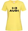 Жіноча футболка I <3 Audi Лимонний Жіноча футболка I <3 Audi Лимонний фото