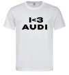 Мужская футболка I <3 Audi Белый фото