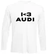 Лонгслив I <3 Audi Белый фото