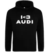 Женская толстовка (худи) I <3 Audi Черный Женская толстовка (худи) I <3 Audi Черный фото