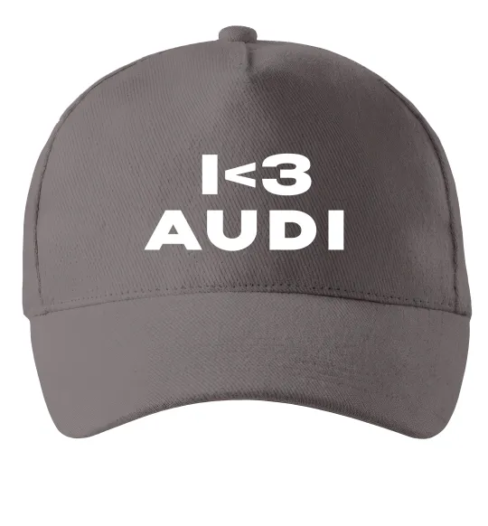 Кепка I <3 Audi Серый фото