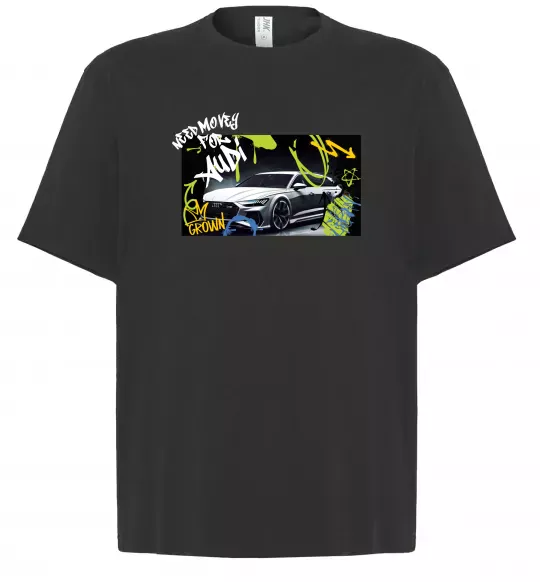 Футболка Оверсайз Money for Audi Чорний фото