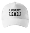 Кепка I love my Audi Белый Кепка I love my Audi Белый фото