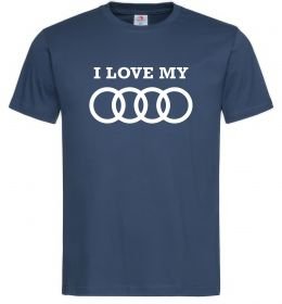 Чоловіча футболка I love my Audi