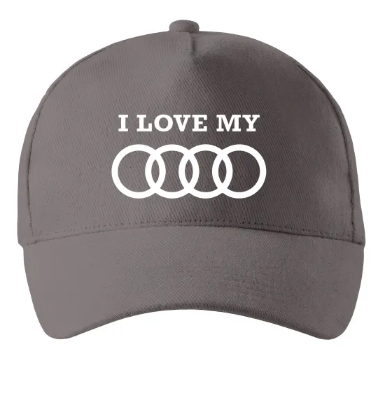 Кепка I love my Audi Серый фото