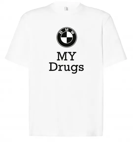 Футболка Оверсайз BMW Белый фото