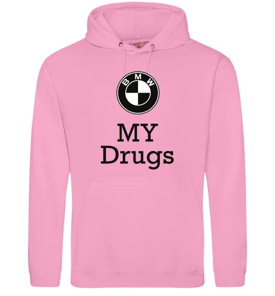 Чоловіча толстовка (худі) BMW Рожевий фото