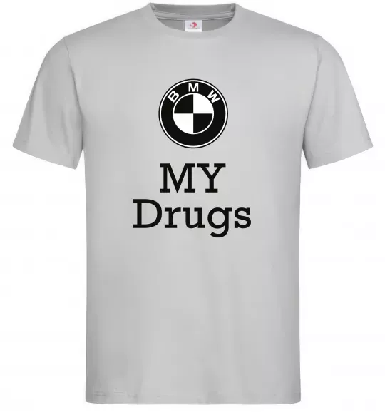 Мужская футболка BMW Серый фото