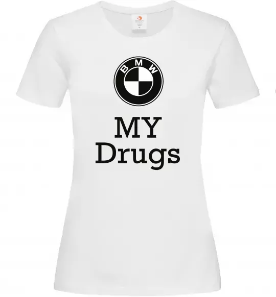 Женская футболка BMW Белый фото