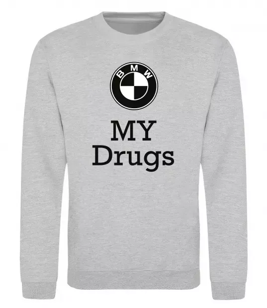 Світшот BMW Сірий меланж фото