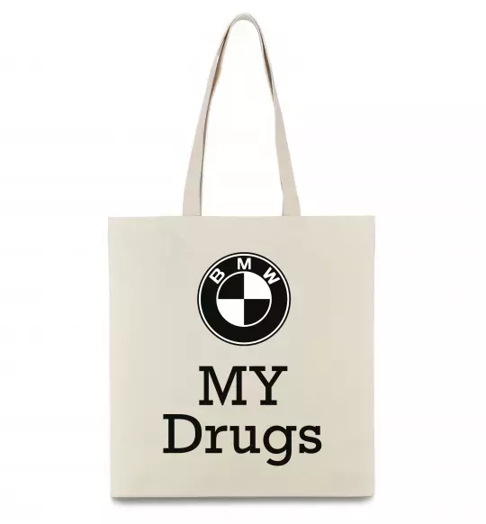 Эко-сумка BMW Бежевый фото